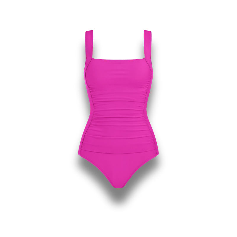 Maillot de bain une pièce gainant Rose / S