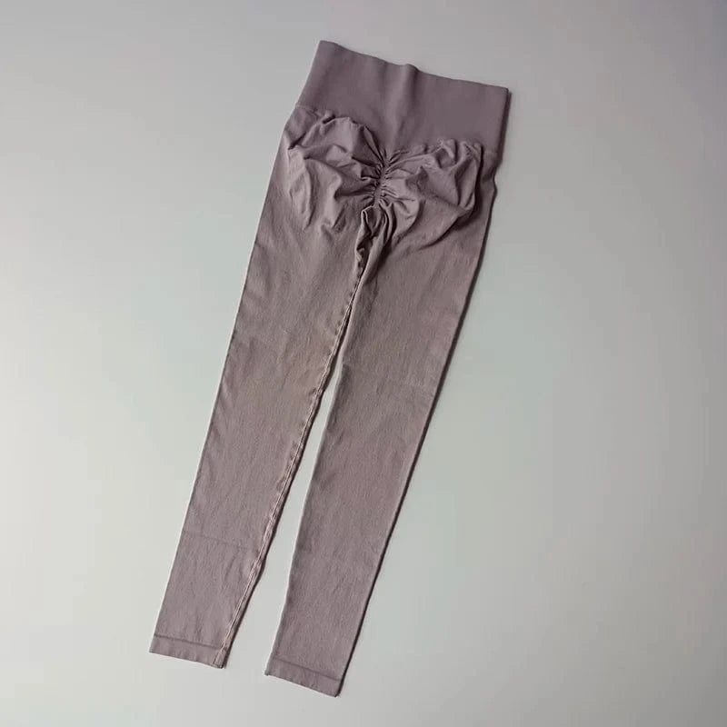 Legging gainant Violet haricot (un violet profond tirant vers le prune) / S