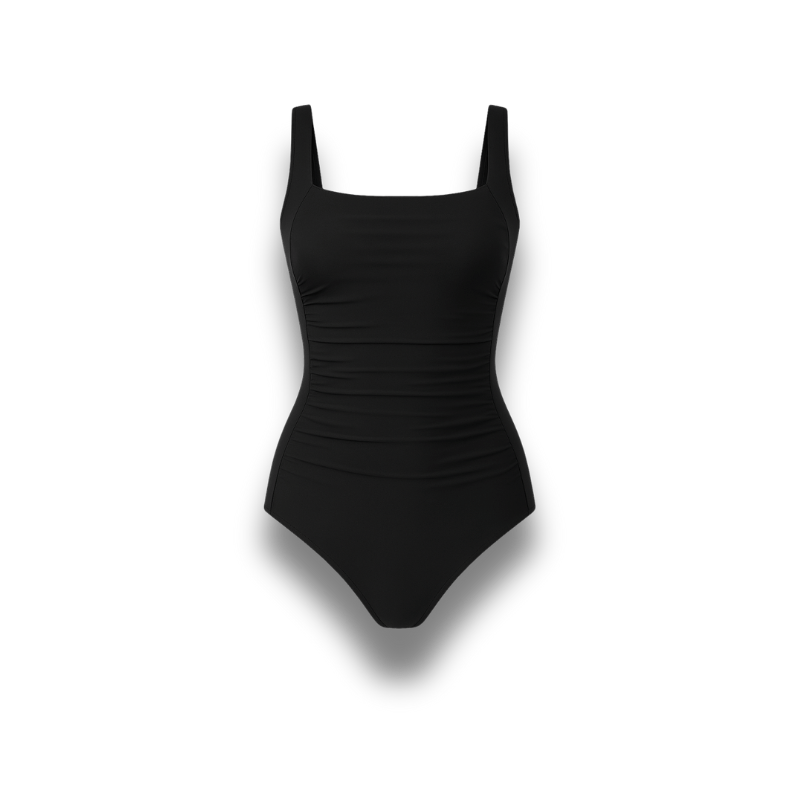 Maillot de bain une pièce gainant Noir / S